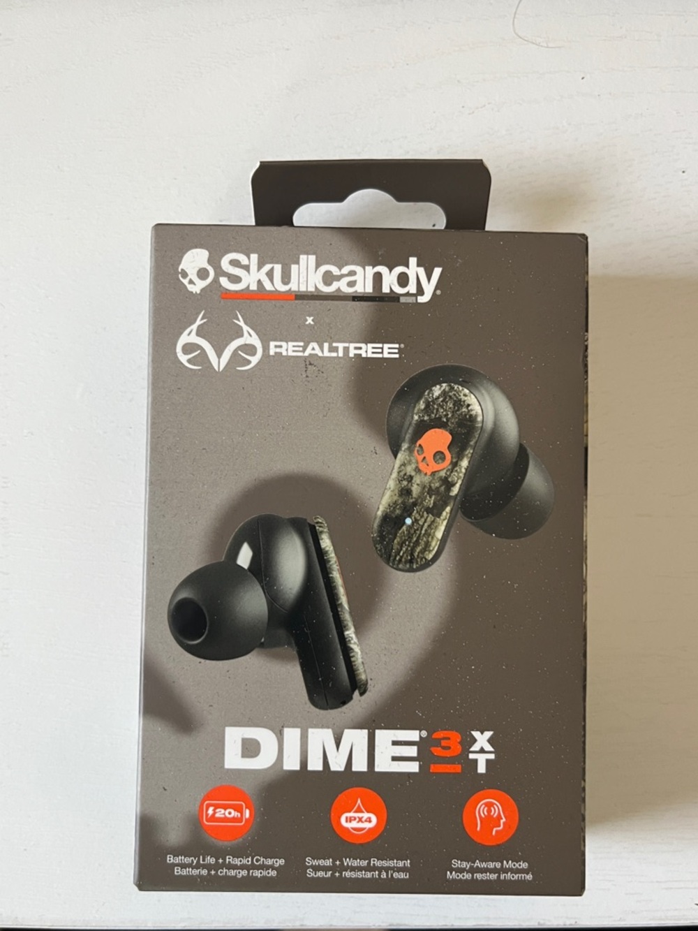 Skullcandy Dime 3x True Wireless Earbuds in Realtree Camo and Black